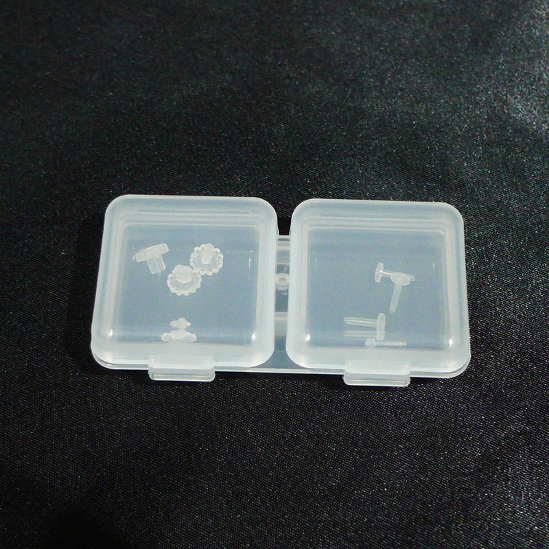 Whispia Resin Secret Earrings, Assorted Set, 6 Types in Total,