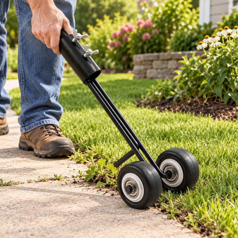 Stand Up Weed Puller for Garden Weeding – Wheeled Root