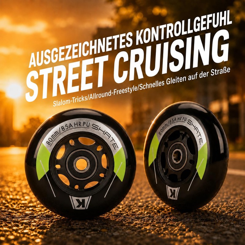 Inline Skate Wheels 80 mm 76 mm 72 mm -