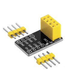 zalati ESP8266-01 ESP-01S Breakout Breadboard Adapter WiFi Serial Transceiver Module ESP8266 Compatible with Raspberry Pi Pack of 5