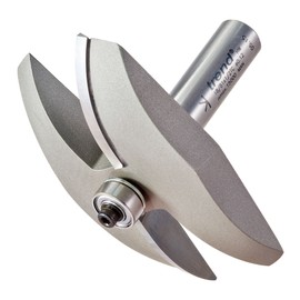 Trend Professional Large Radius Panel Raiser Bearing Guided Router Cutter Bit, 1/2 Inch Shank, 86mm Cut Diameter, 12.7mm Cut Length, 40mm Radius, 18/81X1/2TC