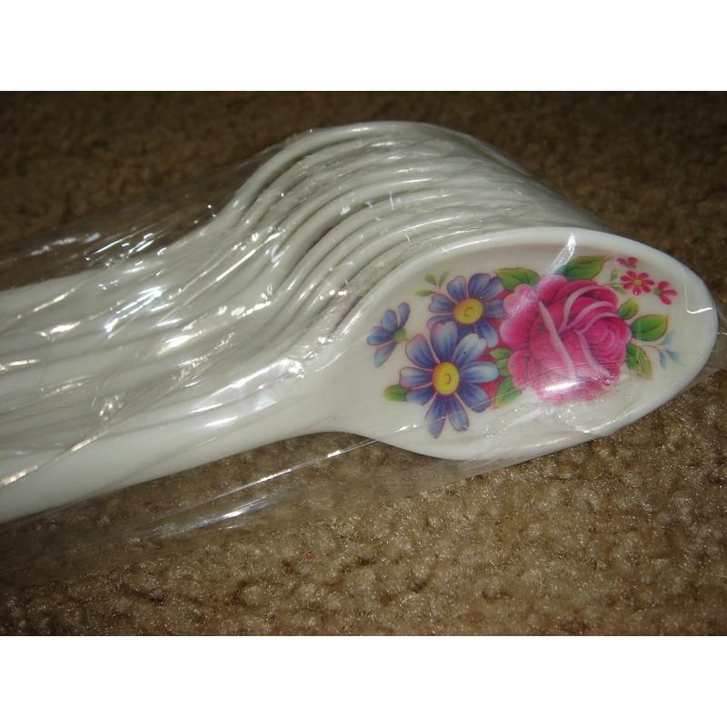 Pack of 10 Pieces Melamine Spoon 7 Inch Long