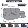 TAOCOCO Recliner Sofa Covers 8-Pieces Stretch Large Couch Covers for