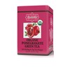 Brew La La Organic Green Tea - Pomegranate Flavor - 50 Tea Bag Tin - Low Caffeine - USDA Certified Organic