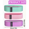 TPZORJX Fitness Bands Fabric Set of 3, Resistance Bands for