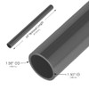 1-1/2" Schedule 40 Furniture Grade PVC Pipe, 24" Length, Charcoal