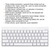 Mechanical Keyboard Three Modes 61 Keys RGB Backlight Wireless 2.4G