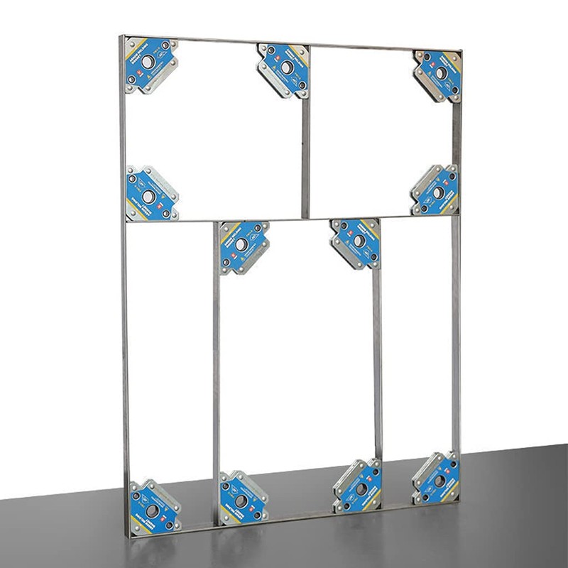 Gjyia 4pcs Triangle Welding Positioner with Magnetic 45° 90° 135°