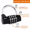 Gym Locker Lock,4 Digit Combination Lock,Safety Password Padlock for School