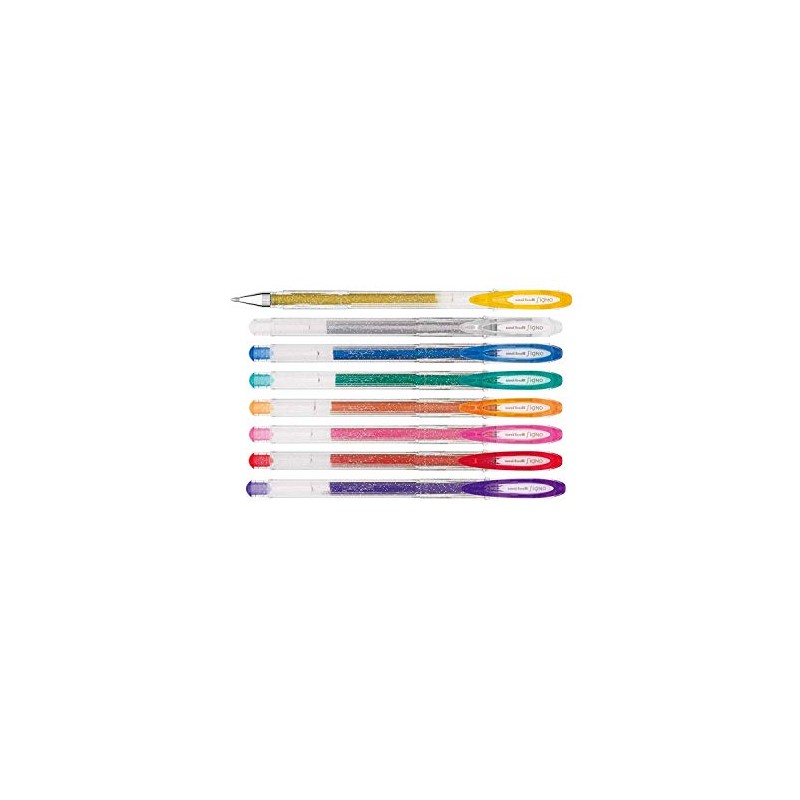 uni-ball Signo UM-120SP Sparkling Gel Ink Rollerballs - Assorted Colours,