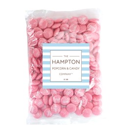 Baby Girl Pink Candy Gum Buttons, 2 Pound Bag (Approx. 180 Pieces), Pink Candy, Girl Baby Shower Candy, Baby Showers Treats