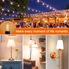 addlon LED Replacement Bulbs 1W S14 4 Pack Waterproof E17
