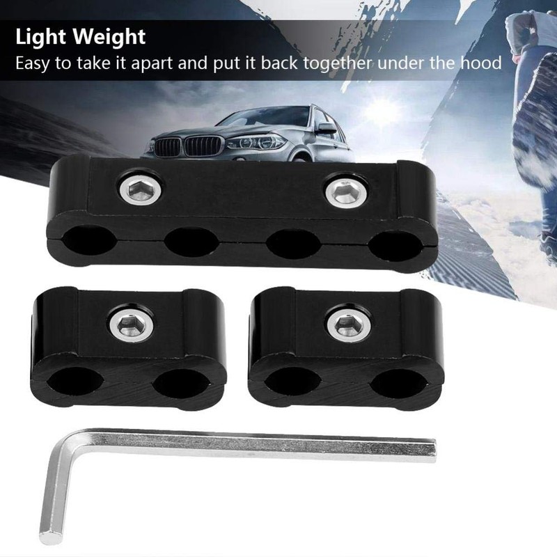 Spark Plug Wire Separator, 12 Pcs Aluminum Alloy Engine Spark