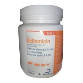 Deltamicín Multivitamínico Para Aves, Lechones ** 500 Gr. **