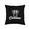 niedliches Eulen Geschenk für Frauen Owlsome Owl Word Game Throw