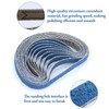10PCS 40Grits 13mm x 457mm Zirconium Abrasive Sanding Belts Air