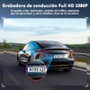 PTHTECHUS®DashCam para Auto, HD 1080P Cámara triples Delanteras y traseras