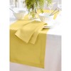 Solino Home Linen Yellow Table Runner 90 Inches Long -