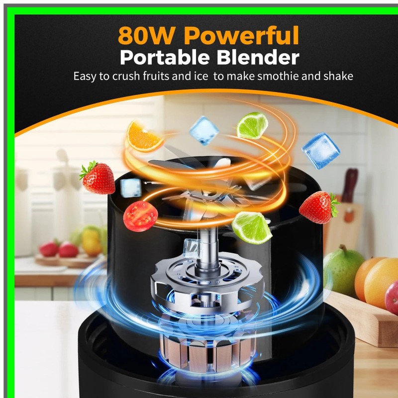 MODAIS TravelBlend Pro: Compact USB Smoothie and Shake Maker
