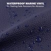1.6mm Thick Vinyl Marine Fabric,Heavy Duty Faux Leather Fabric,Soft,Waterproof,Durable Synthetic