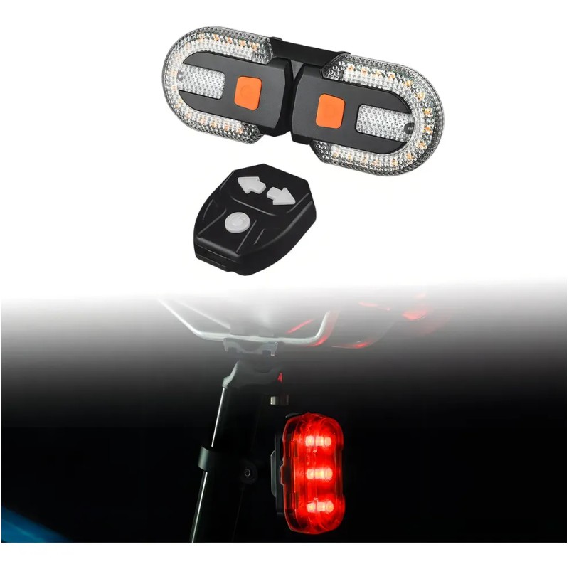 Luz De Bicicleta, Luz Direccional De Señal De Para