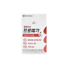 Chong Kun Dang Health Promega Omega 3 Triple Enteric Coated Capsule 654mg x 60 capsules x 1 box / 종근당건강 프로메가 오메가3 트리플 장용성캡슐 654mg x 60캡슐 x1박스