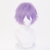 KiyaCos 30cm lt Purple Lavender Lilac Fluffy Fear Cosplay Wig