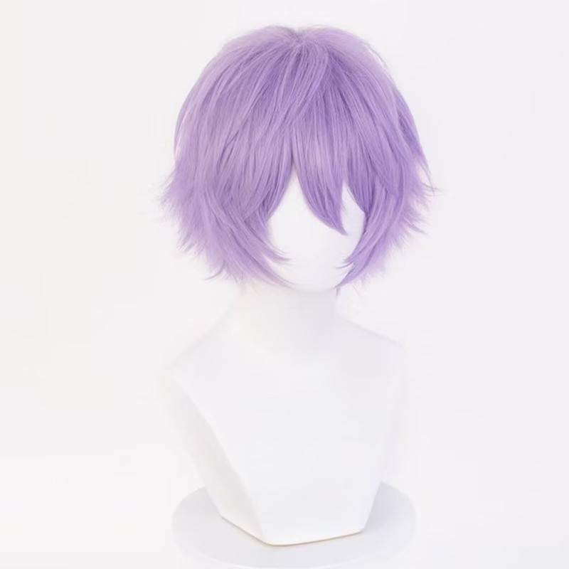 KiyaCos 30cm lt Purple Lavender Lilac Fluffy Fear Cosplay Wig