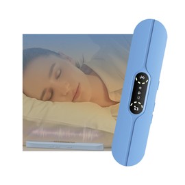 borotess Pillow Speaker for Sleeping, Bluetooth Bone Conduction Sleep Sound Speaker with 3D White Noise, Volume Control & Sleep Timer, Dark Blue