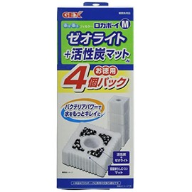 GEX Roka Boy Zeolite & Activated Carbon Mat, 4 Pack, M