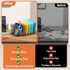 Desk File Organizer, 7 Section Vertical Metal File Organizer for