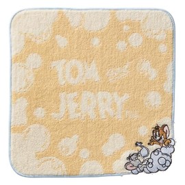 Marushin 4105049700 Mini Towel, Tom & Jerry, Awa Bath, Handkerchief, Characters, 100% Cotton, Present, Gift, Birthday