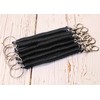 Mini Skater 12Pcs Spiral Retractable Spring Coil Keychain Stretch Cord