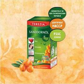 100% sand thorn oil drops for indoor and outdoor use, suitable for skin protection from sunbathing (10 ml)