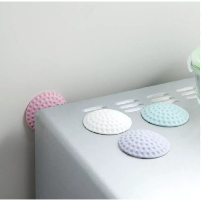 TIKA 4 Pcs Self-Adhesive Wall Protectors - Rubber Door Handle