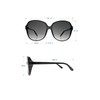 Martha Stewart Women's Ms101 Oversized Uv400 Protective Round Sunglasses-Timeless Gifts