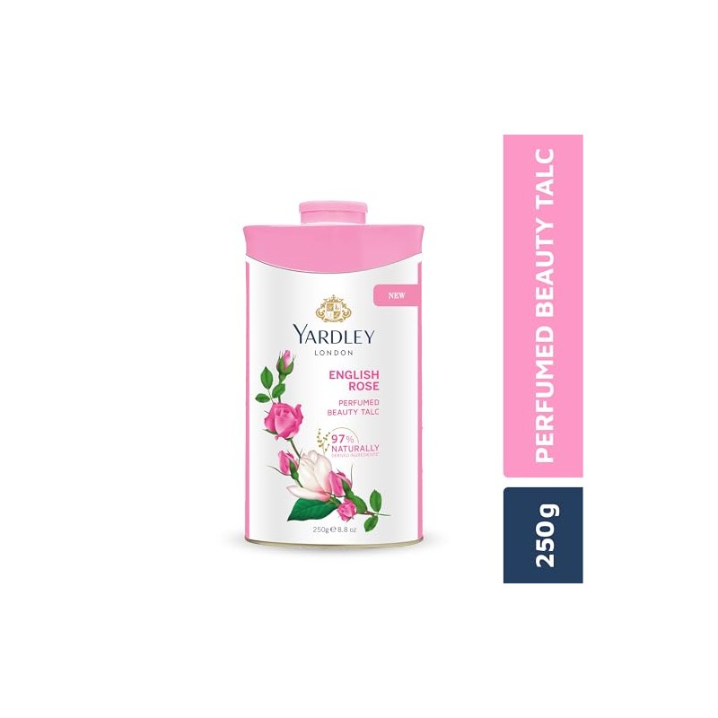 Yardley English Rose Perfumed Talc, 250 g