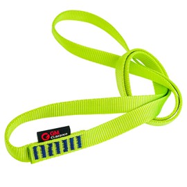 GM CLIMBING One Unit 16mm Nylon Sling Runner 30cm / 12inch (Green)