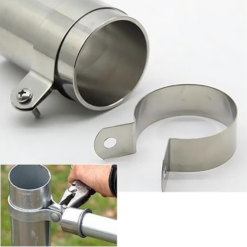 20pcs 304 Stainless Steel Chain Link Brace Band Chain Fence
