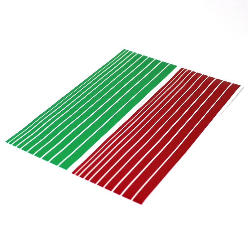 Finest Folia 20 Piece Grille Stripe Set Sticker Grille Cooler