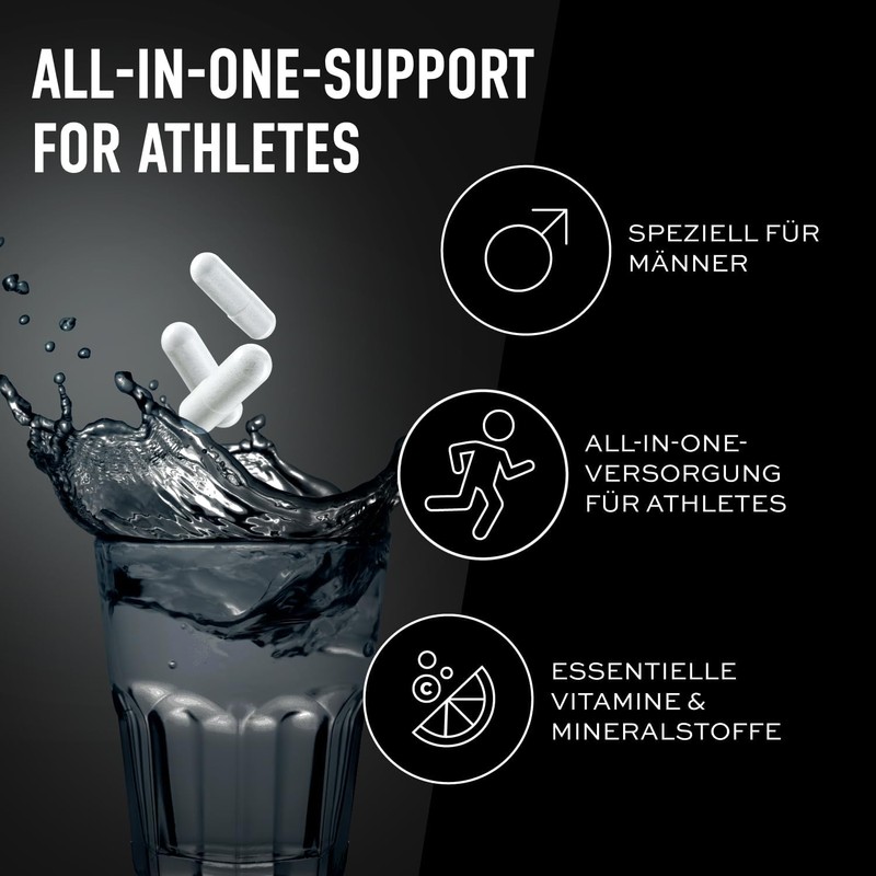 ESN Athlete Stack Men 2.0, 210 Capsules, All Essential Vitamins