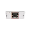 YOURSPARES 3 Gang Switched/Fused Mains Outlet, c/w Back box