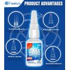 2Pack 20g Clear Glass Glue - Strong Adhesive for Glass