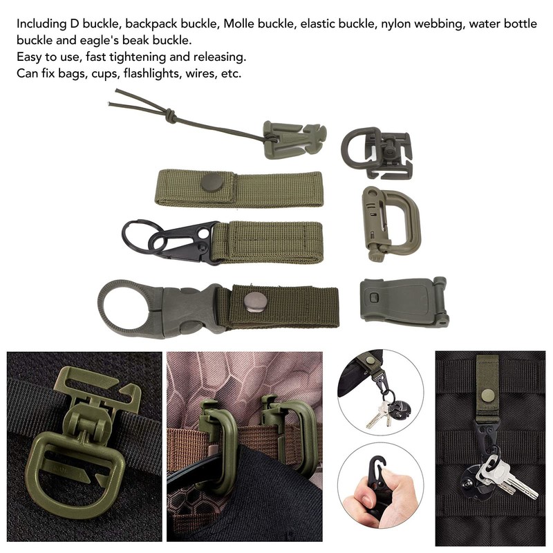 30 Pieces Molle Attachments, Easy to Use Backpack Accessories for