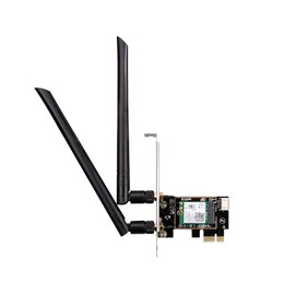D-Link DWA-X582 AX3000 Wi-Fi 6 PCIe Adapter with Bluetooth 5.0 (MU-MIMO, Dual Band, Removable High-Gain Antenna, WPA3, with Low Profile Mount, Compatible with Windows)