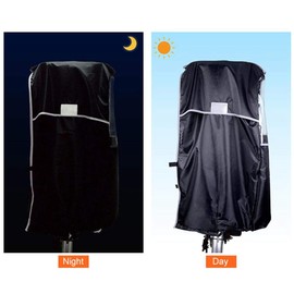 Hozee Bicycle Seats Raincoat, Bicycle Rain Cover Bicycle Raincoat for Child Seats (Black)