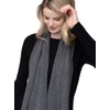 Alashan Cashmere 100% Cashmere Essential Scarf (Graphite)