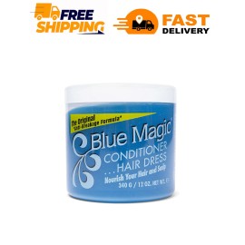 Blue Magic nourishing Hair Dress Anti-Breakage Formula Daily Conditioner, 12 oz