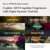 OPTATUM Paper Incense Trial Kit - Discover Your Best Scent
