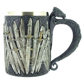 Pacific Giftware Legends of The Swords Game of Sword Thrones Dragon Mug Tankard 13oz
